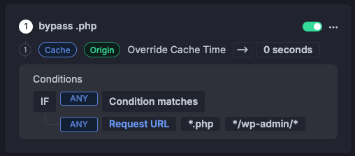 Screenshot of the edge rule as described