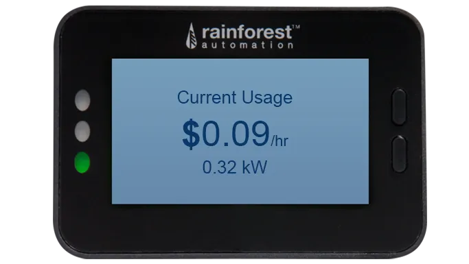 A boring plain power usage display